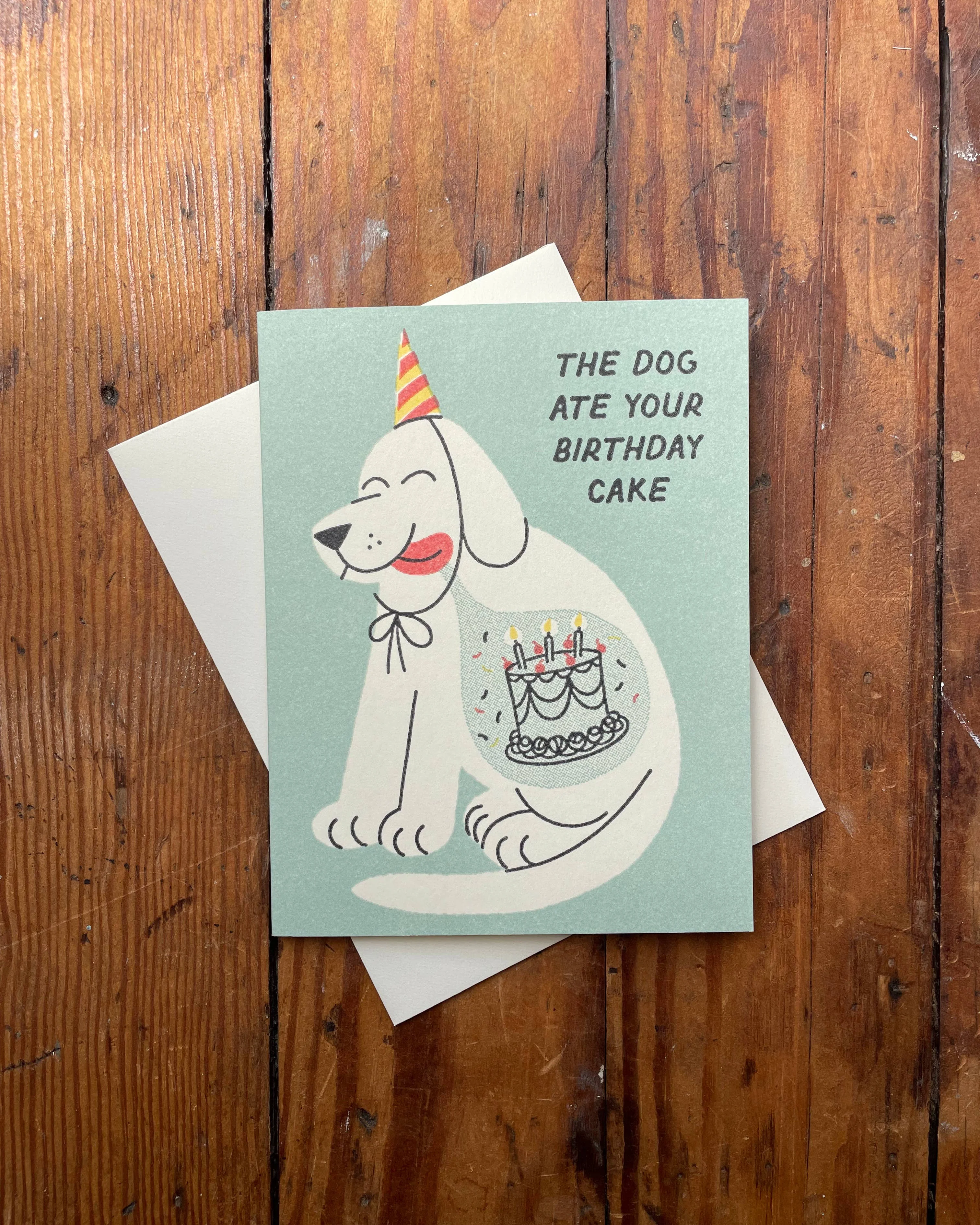 Dog Ate Your Cake Birthday Card - Image 2