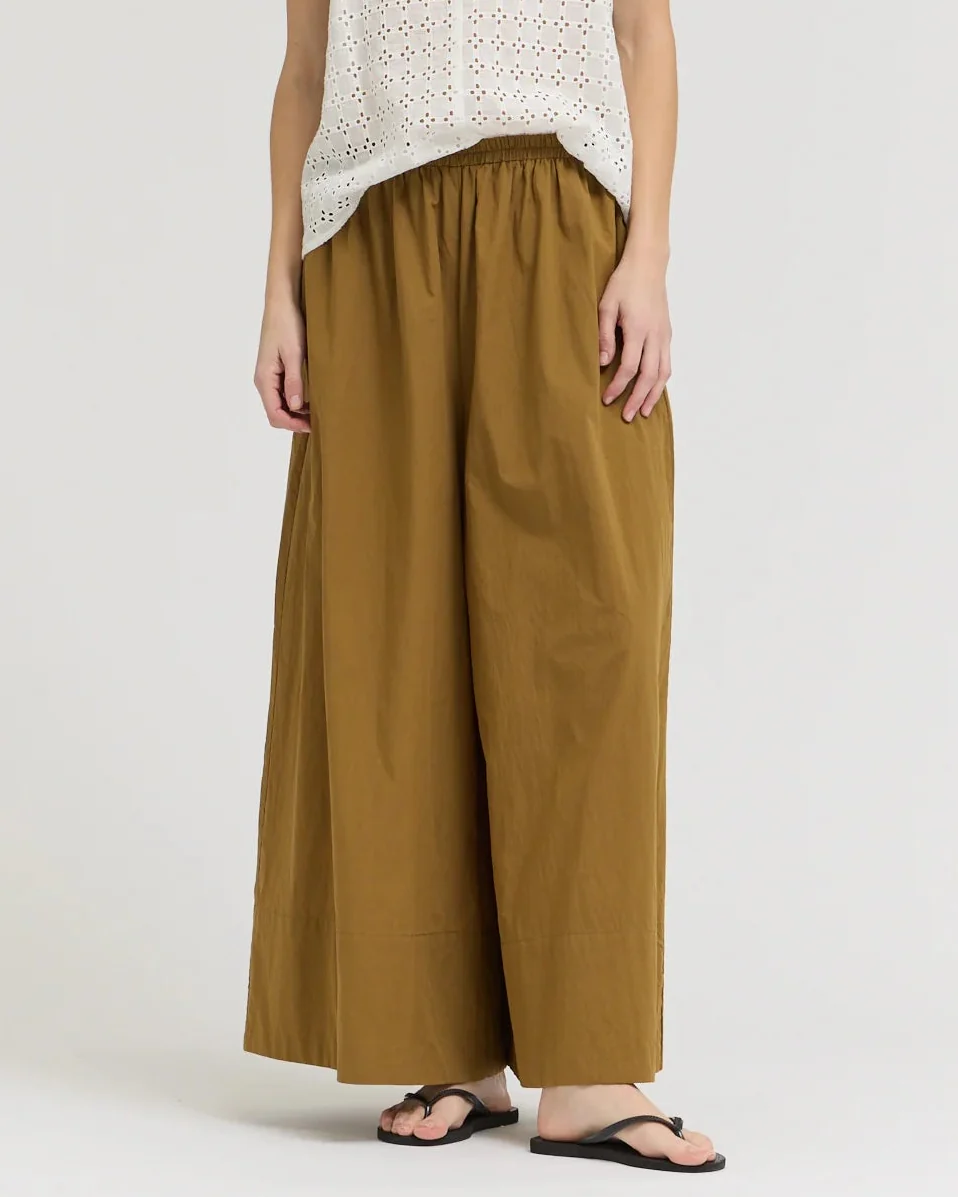 Emmy Culotte Pant in Walnut - Image 4