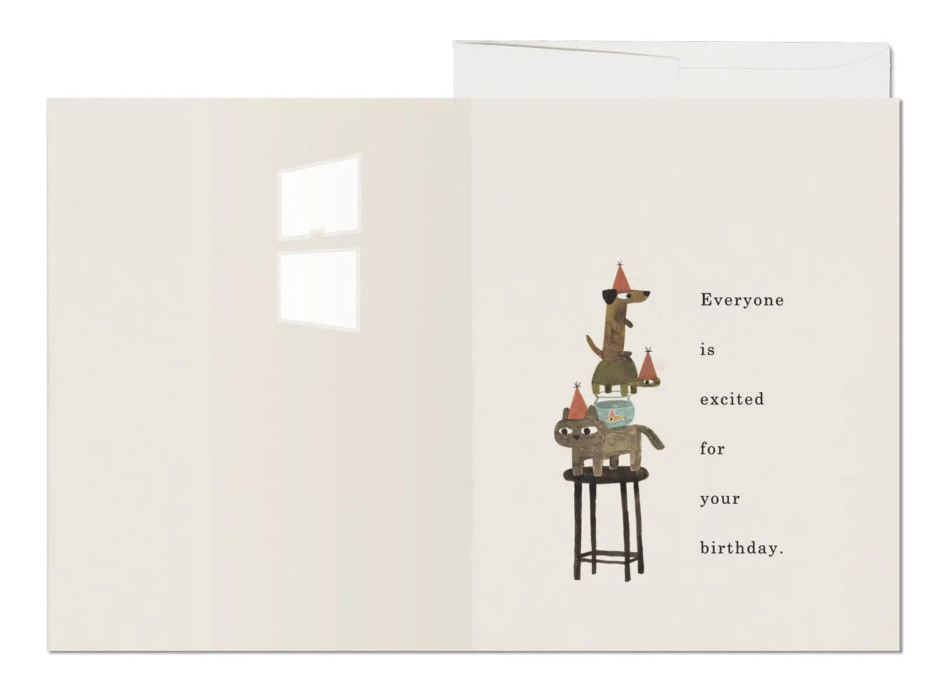 Everyone Is Excited greeting card - Image 2
