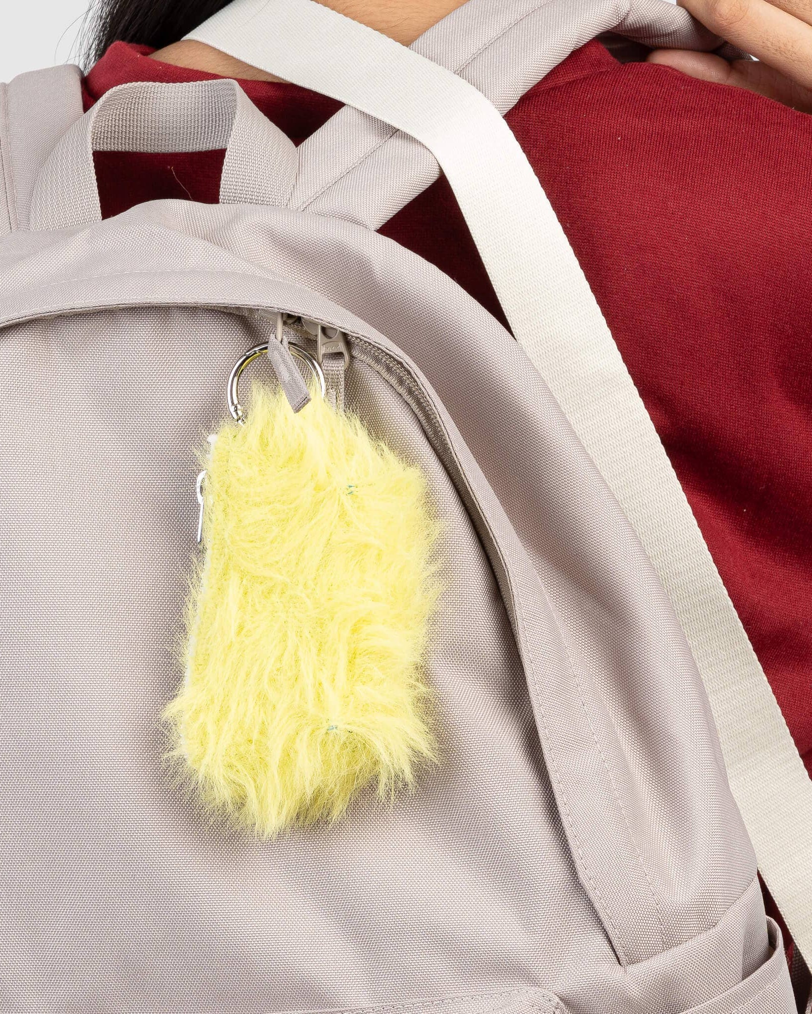 Faux Fur Pouch Bag Charm - Image 5