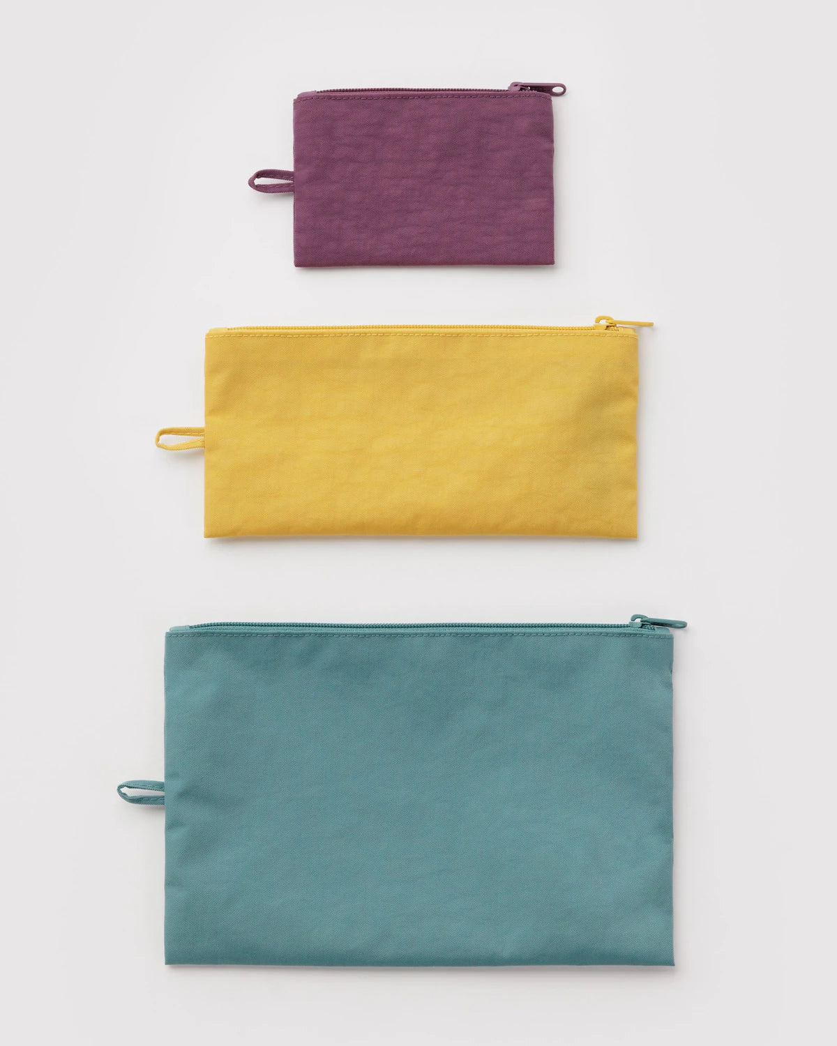 Flat Pouch Set in Jewel Mix