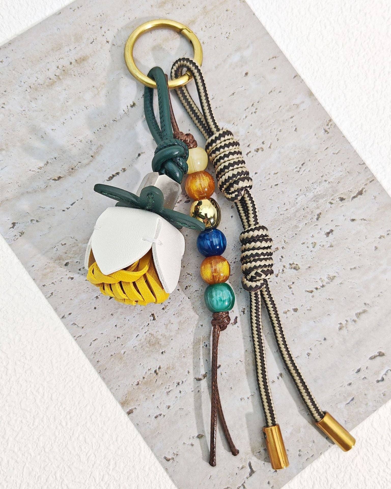 Flower Tassel Keychain