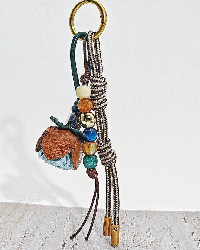Flower Tassel Keychain - Image 3