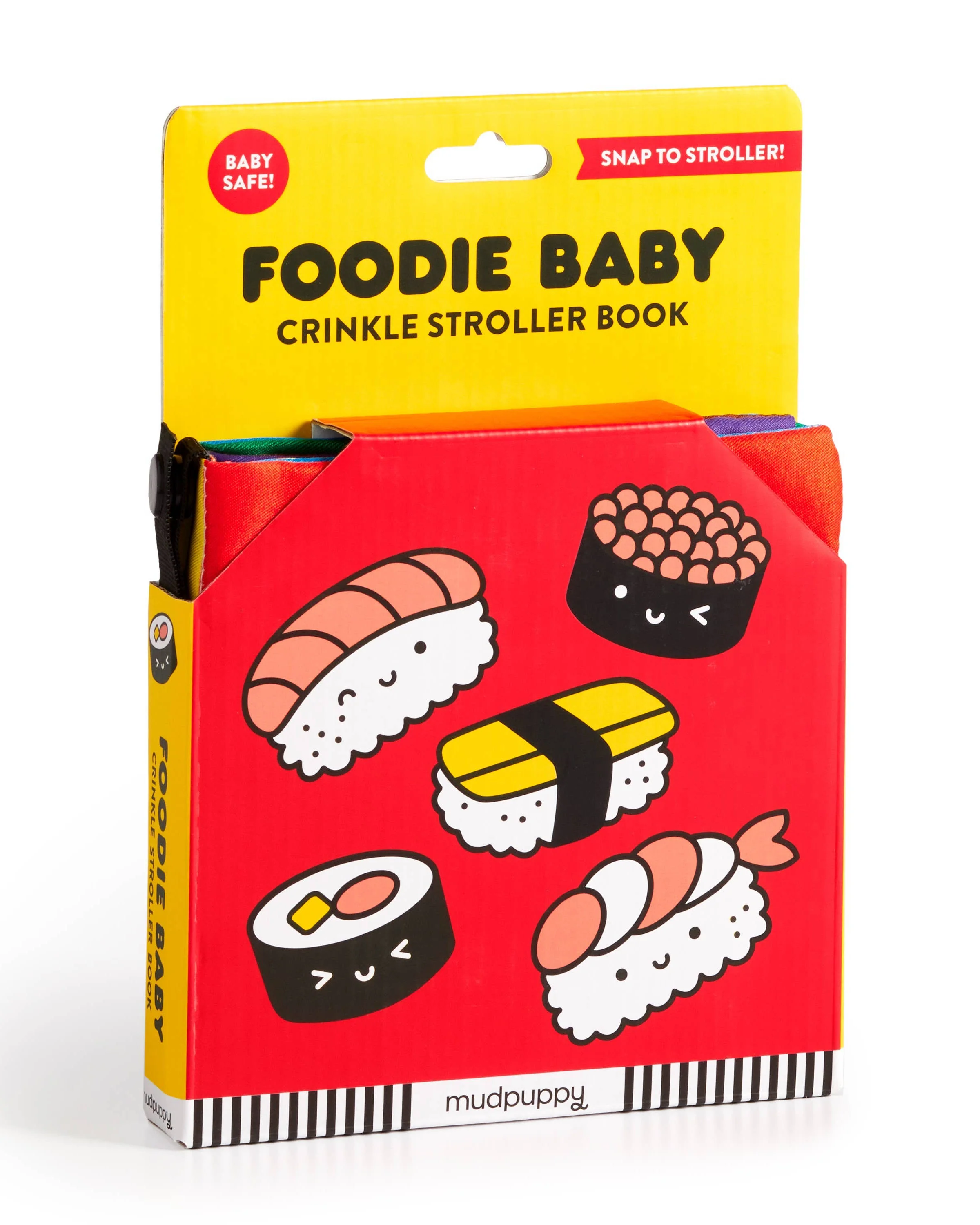 Foodie Baby Crinkle Fabric Stroller Book