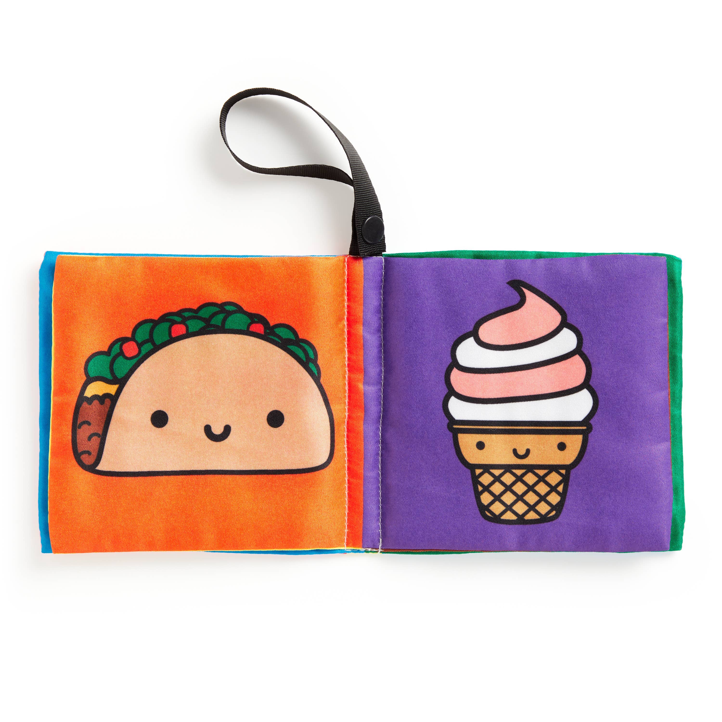 Foodie Baby Crinkle Fabric Stroller Book - Image 4