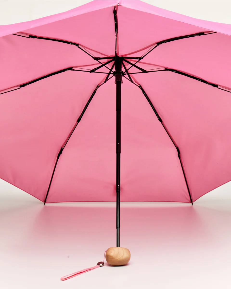 Fraise Pink Compact Mini Umbrella - Image 4