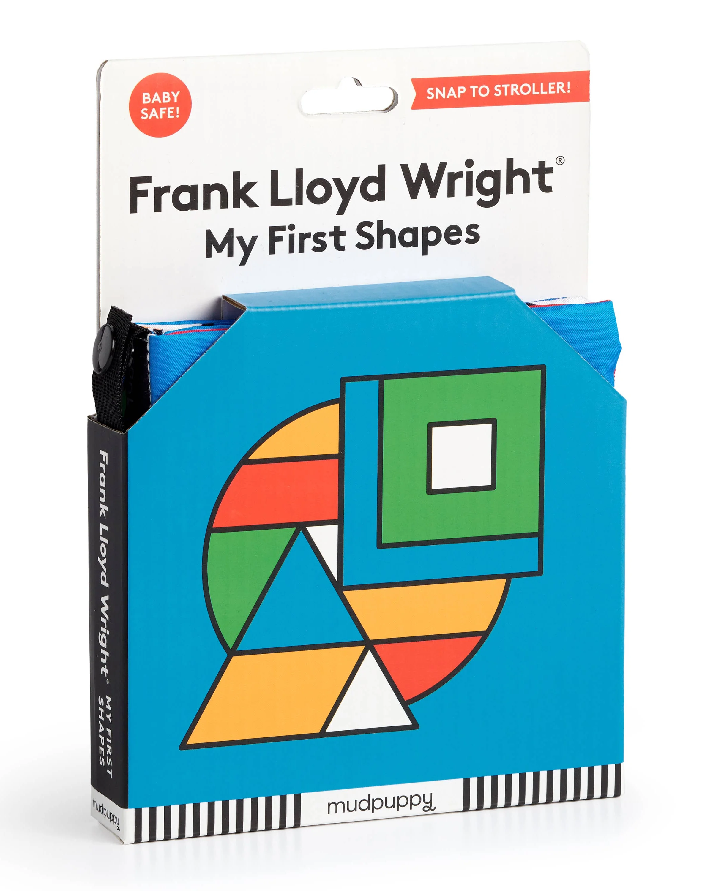 Frank Lloyd Wright My First Shapes Crinkle Fabric Stroller Book - Image 3
