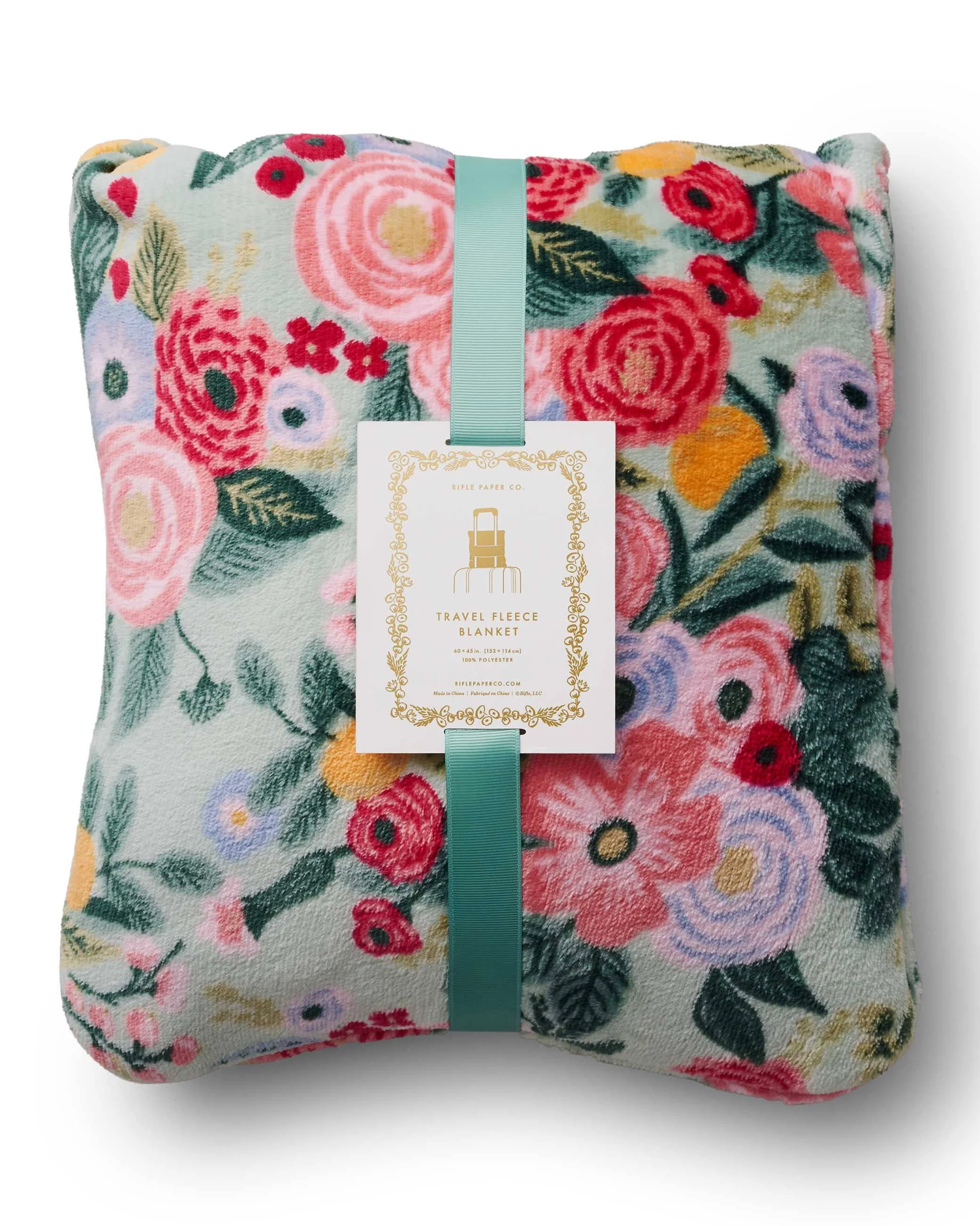 Garden Party Travel Fleece Blanket
