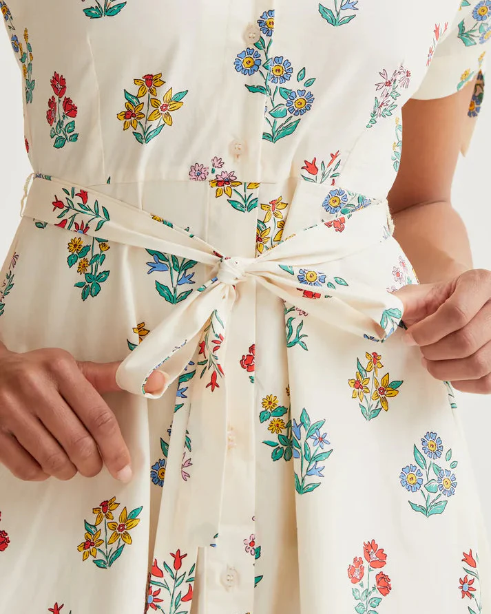 Gardener Print Midi Dress - Image 3