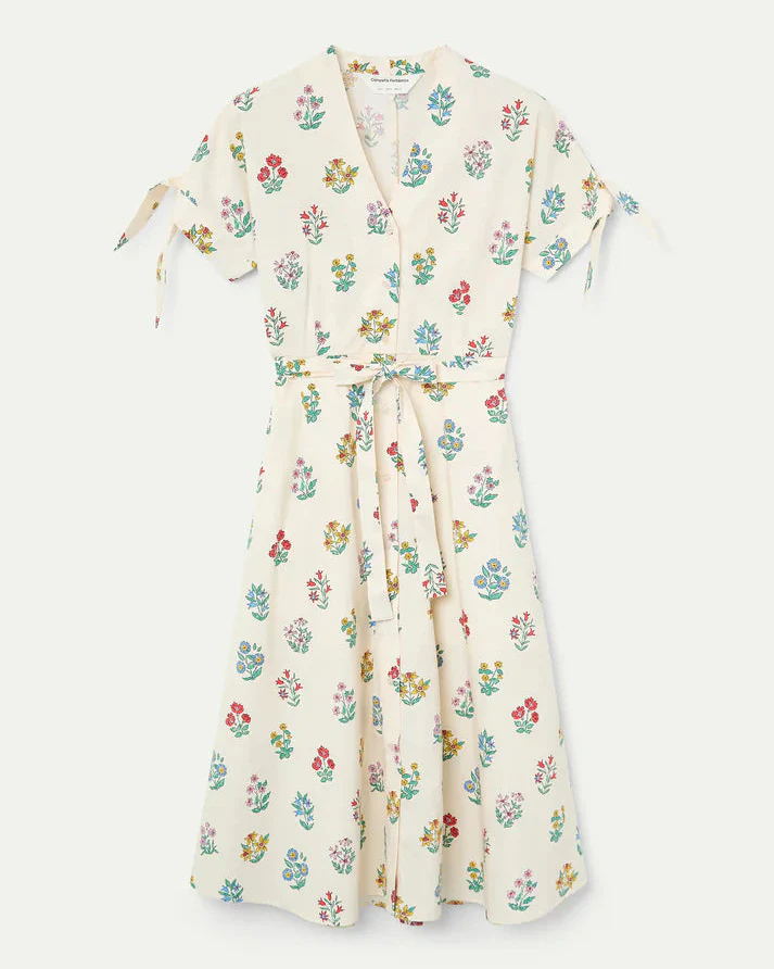 Gardener Print Midi Dress - Image 4