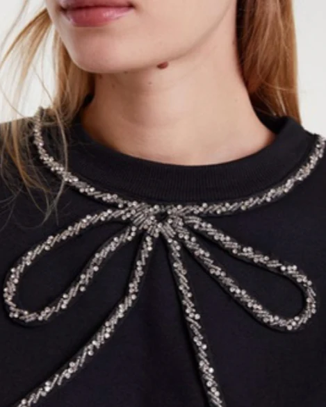 Gem Bow Sweatshirt - Image 2