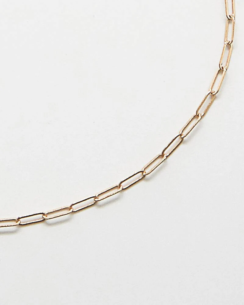 Gold Chain Link Anklet - Image 2