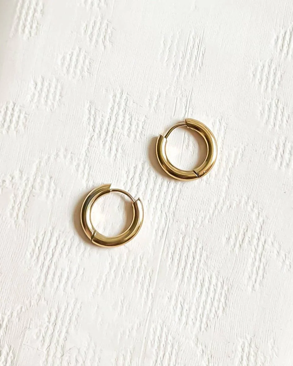 Gold Infinity Hoop - Image 2