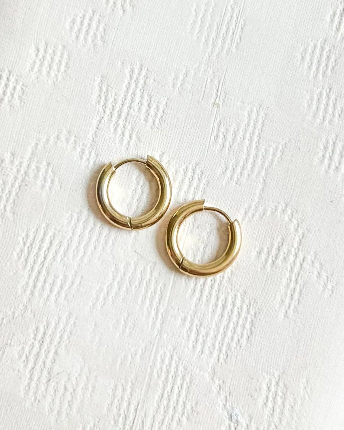 Gold Infinity Hoop - Image 3