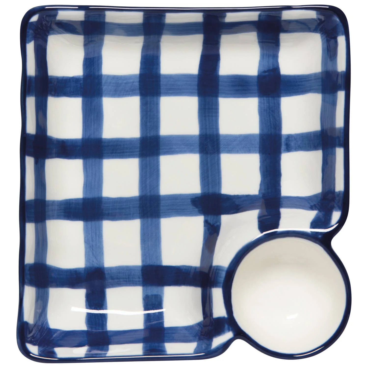 Grid Dip n' Dish Plate - Image 3