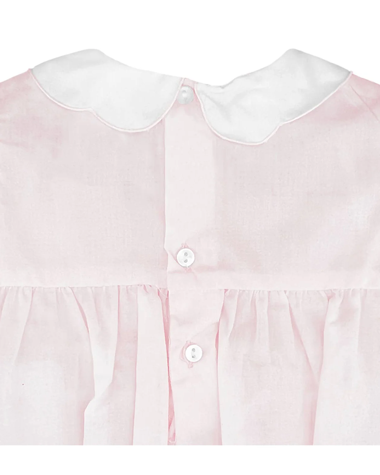 Hand Embroidered Smocked Bubble - Image 4