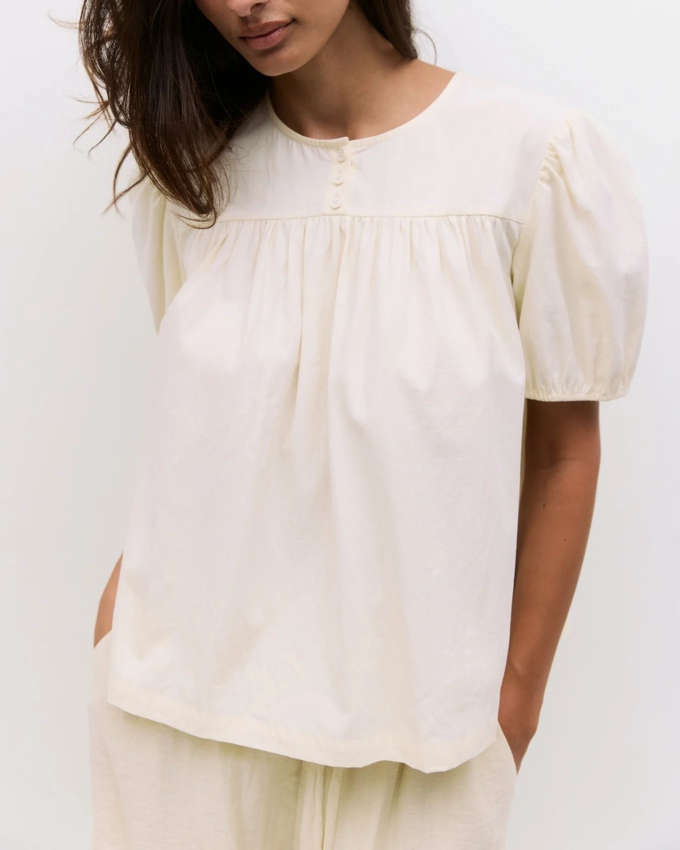 Hazel Top in Cream - Image 4