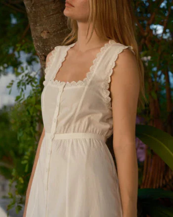 Helena Dress in White - Image 4