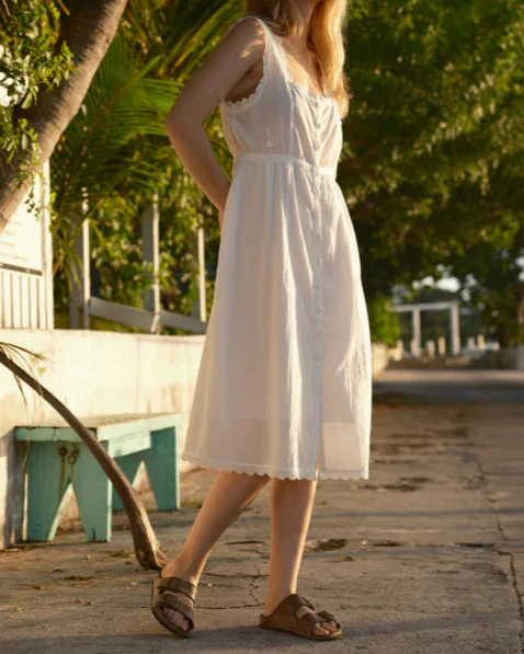Helena Dress in White - Image 5