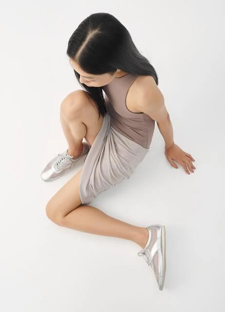 Hillary Sneaker in Silver - Image 6