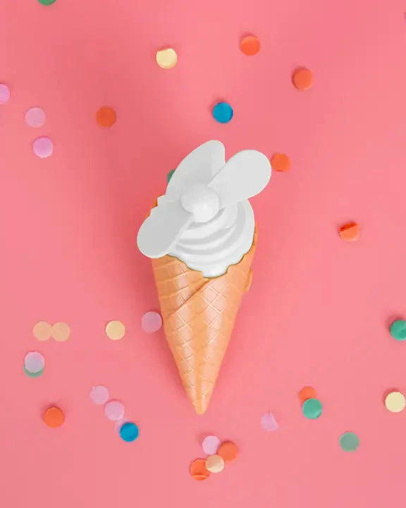 Ice Cream Mini Fan