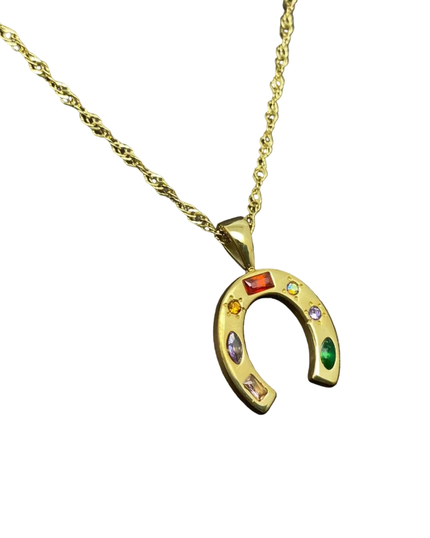 Horseshoe Charm Necklace