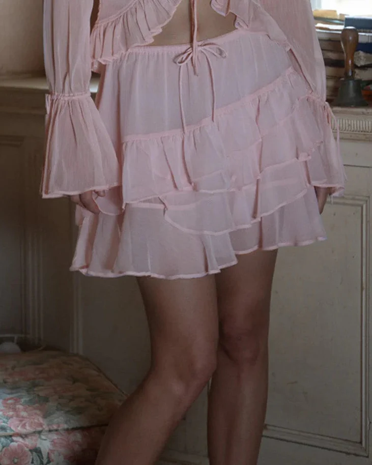 Ivy Skirt in Pink - Image 3