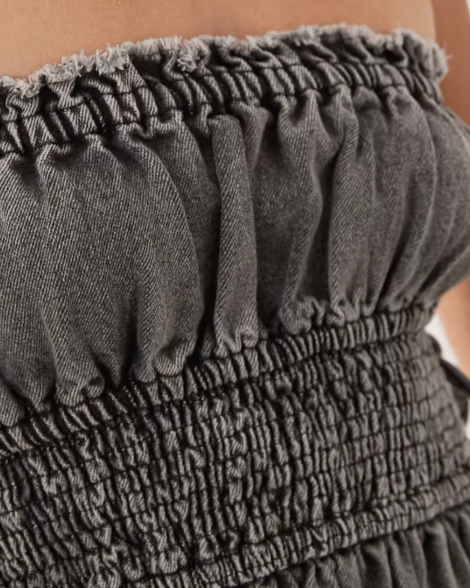 Jane Top in Washed Grey - Image 2