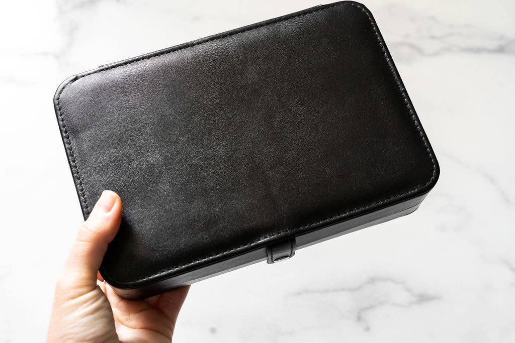 Jewelry Travel Case Box in Black - Image 6