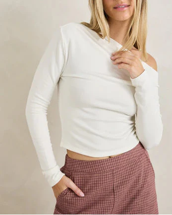 Juno Long Sleeve Top in White