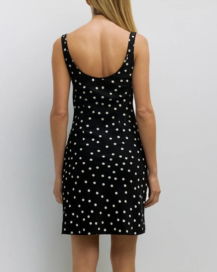 Kelly Dress in Black/White - Image 3