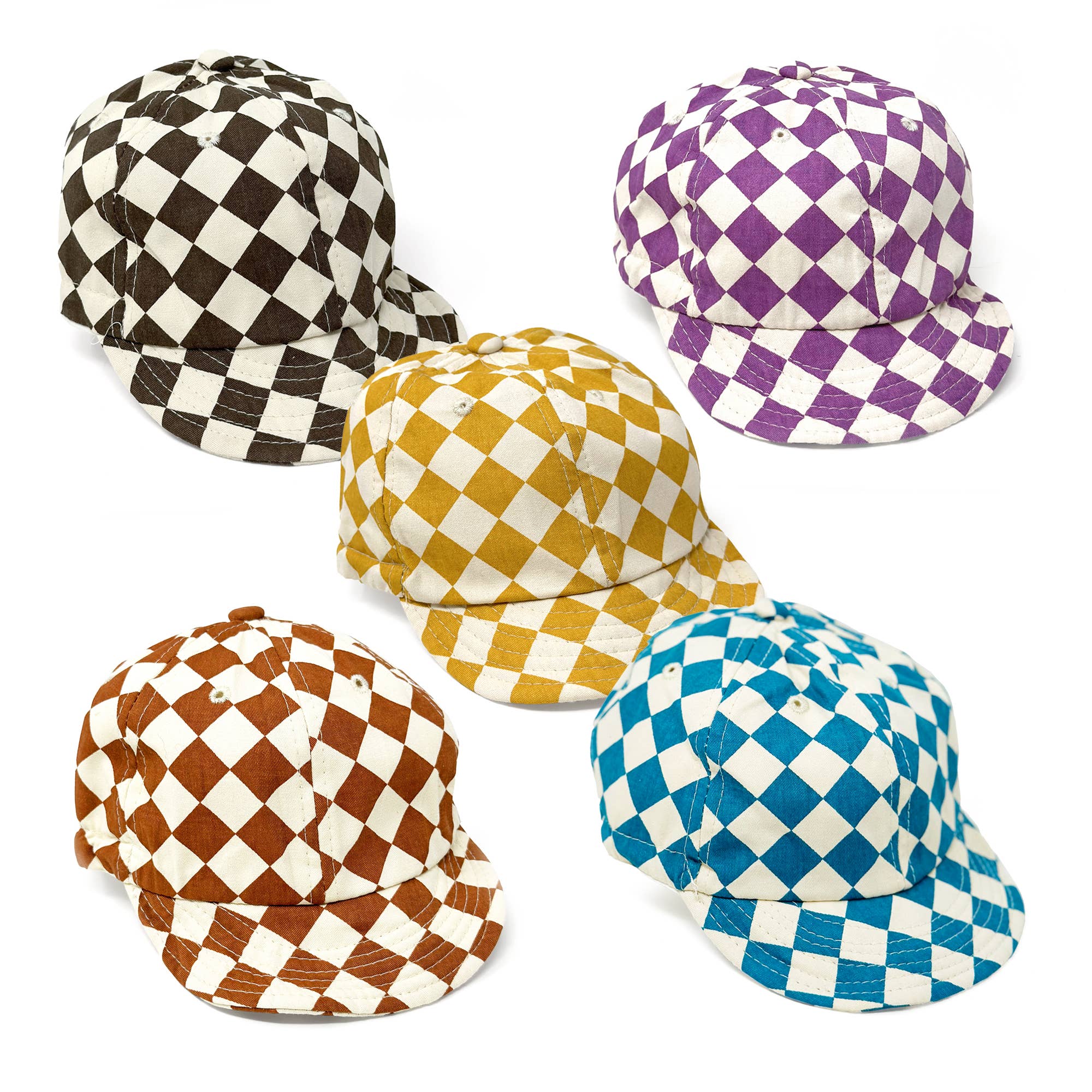 Checkerboard Parker Baseball Cap