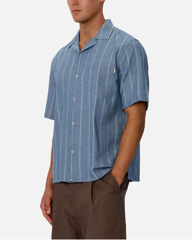 Kimridge SS Shirt in Indigo - Image 3