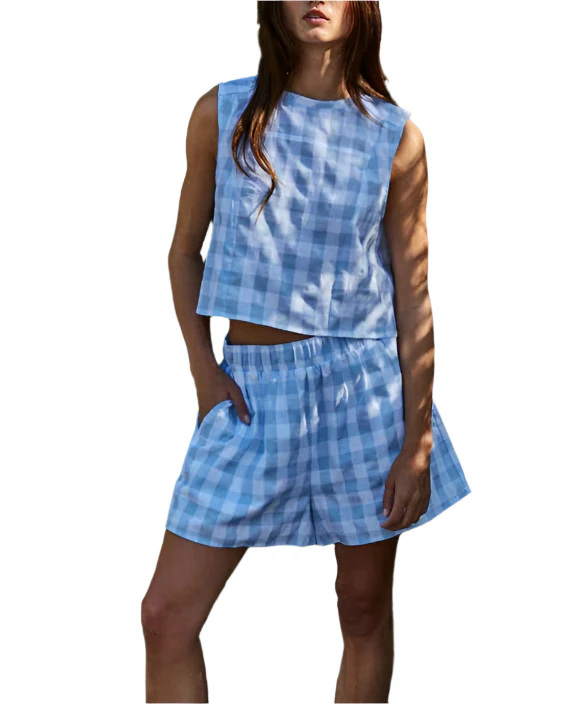 Cape Gingham  Shorts - Image 2