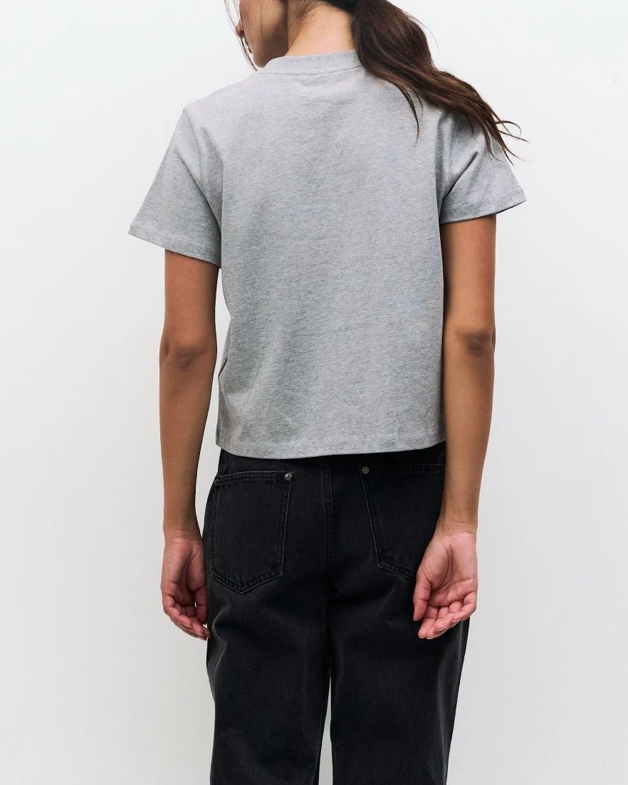 Lanie Top in Heather Grey - Image 4