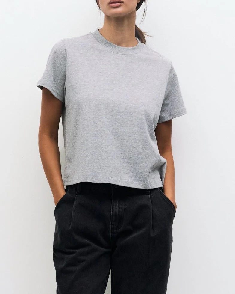 Lanie Top in Heather Grey - Image 6
