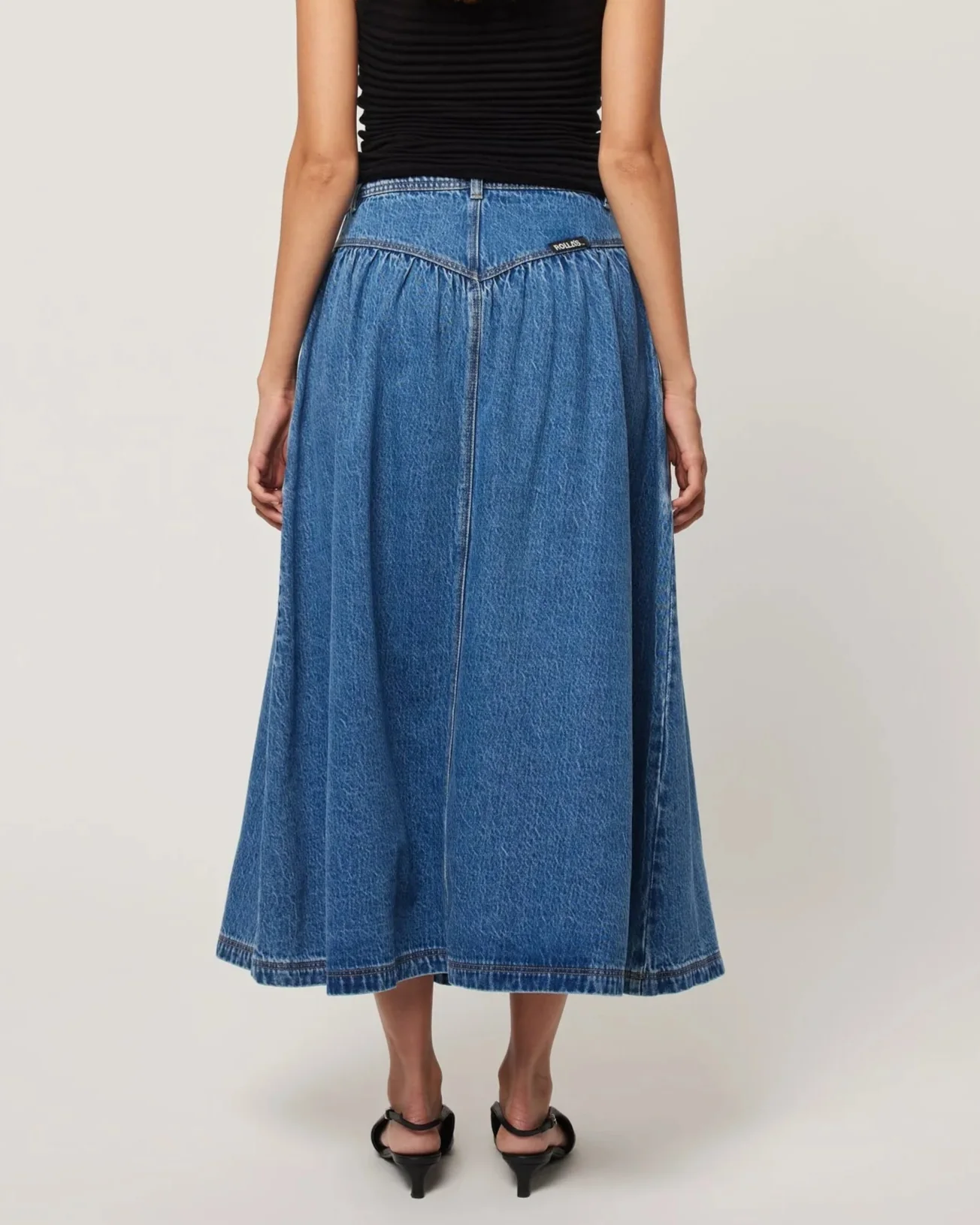 Leonie Skirt in River Blue - Image 2