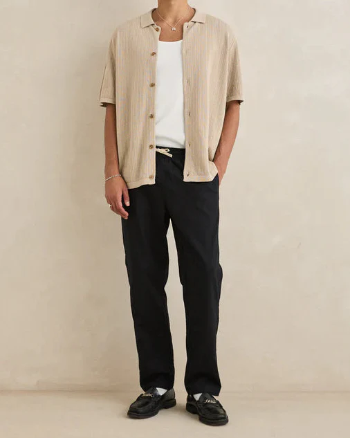Linen Jam Pants in Black - Image 2