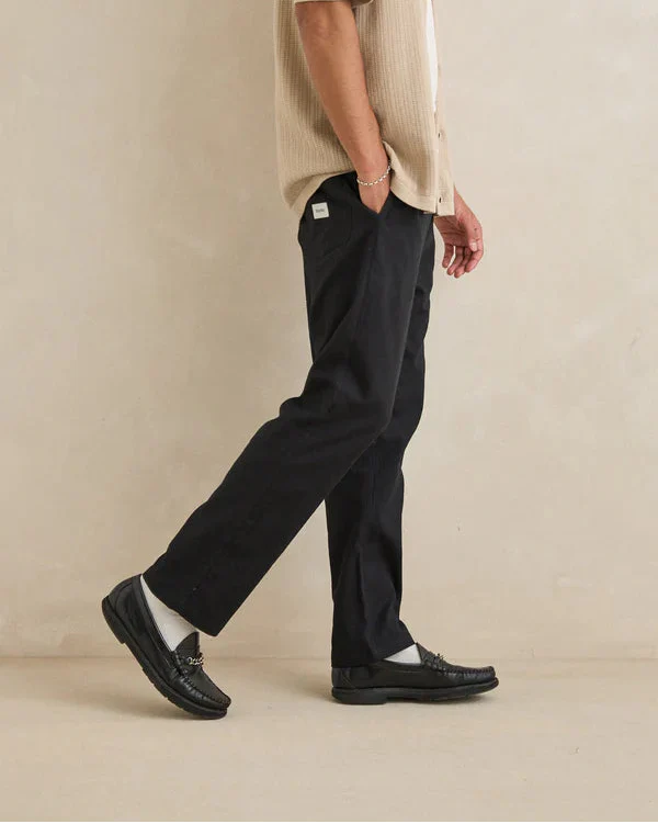 Linen Jam Pants in Black - Image 4