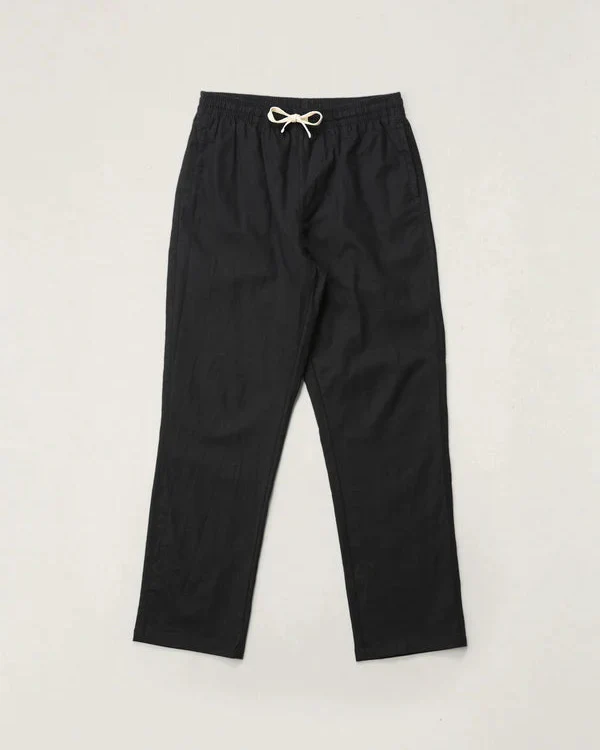 Linen Jam Pants in Black - Image 5