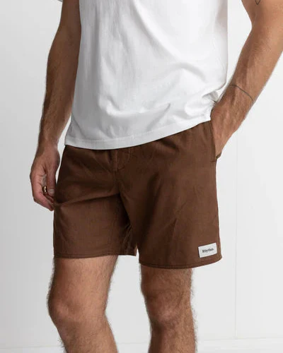 Linen Jam Short in Chocolate
