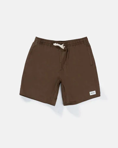 Linen Jam Short in Chocolate - Image 5