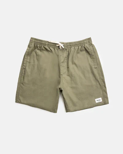 Linen Jam Short in Olive