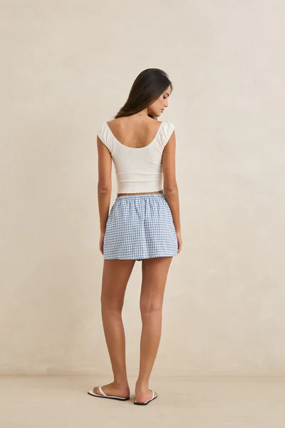 Lola Check Skort - Image 3