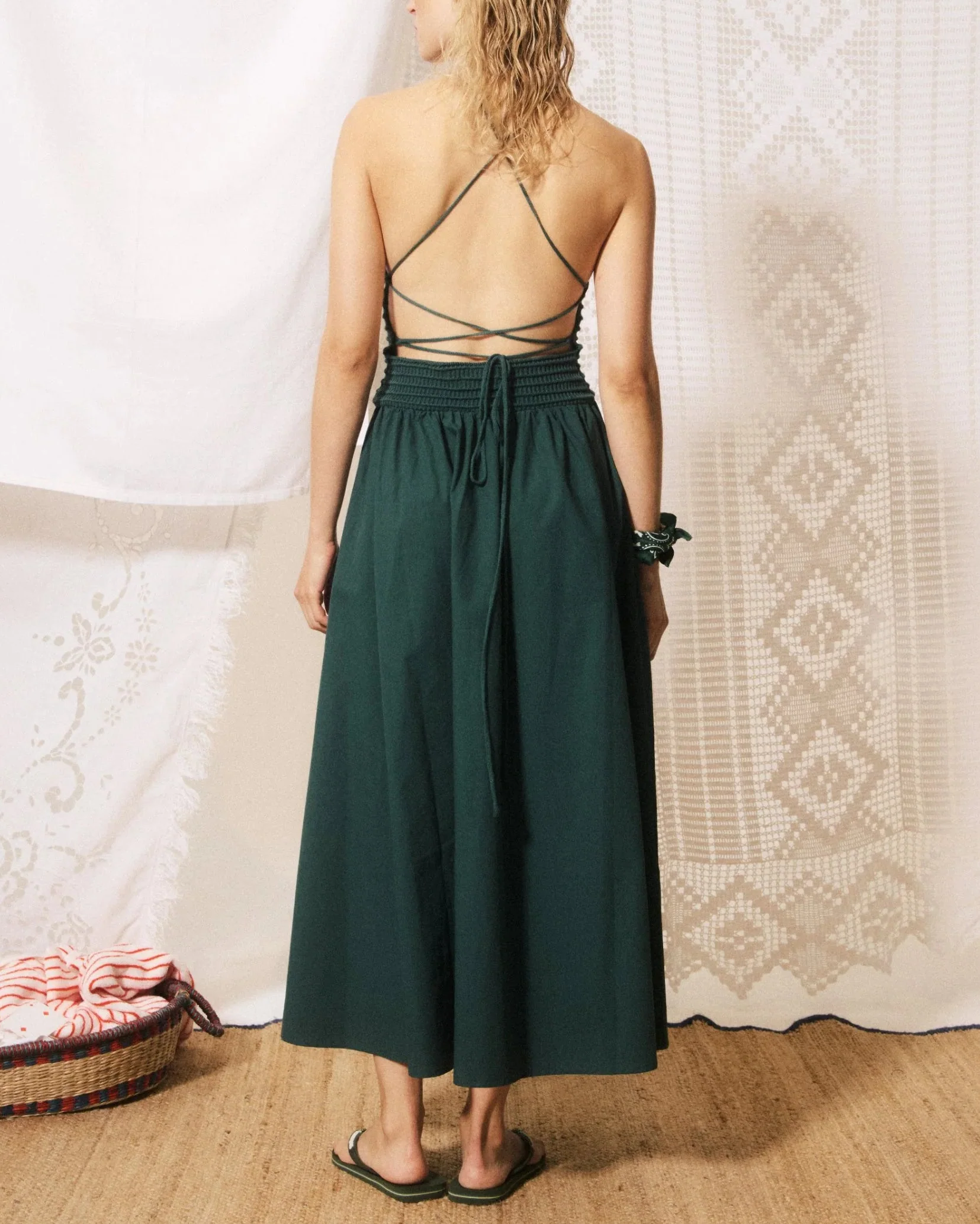 Lucia Dress in Green - Image 3