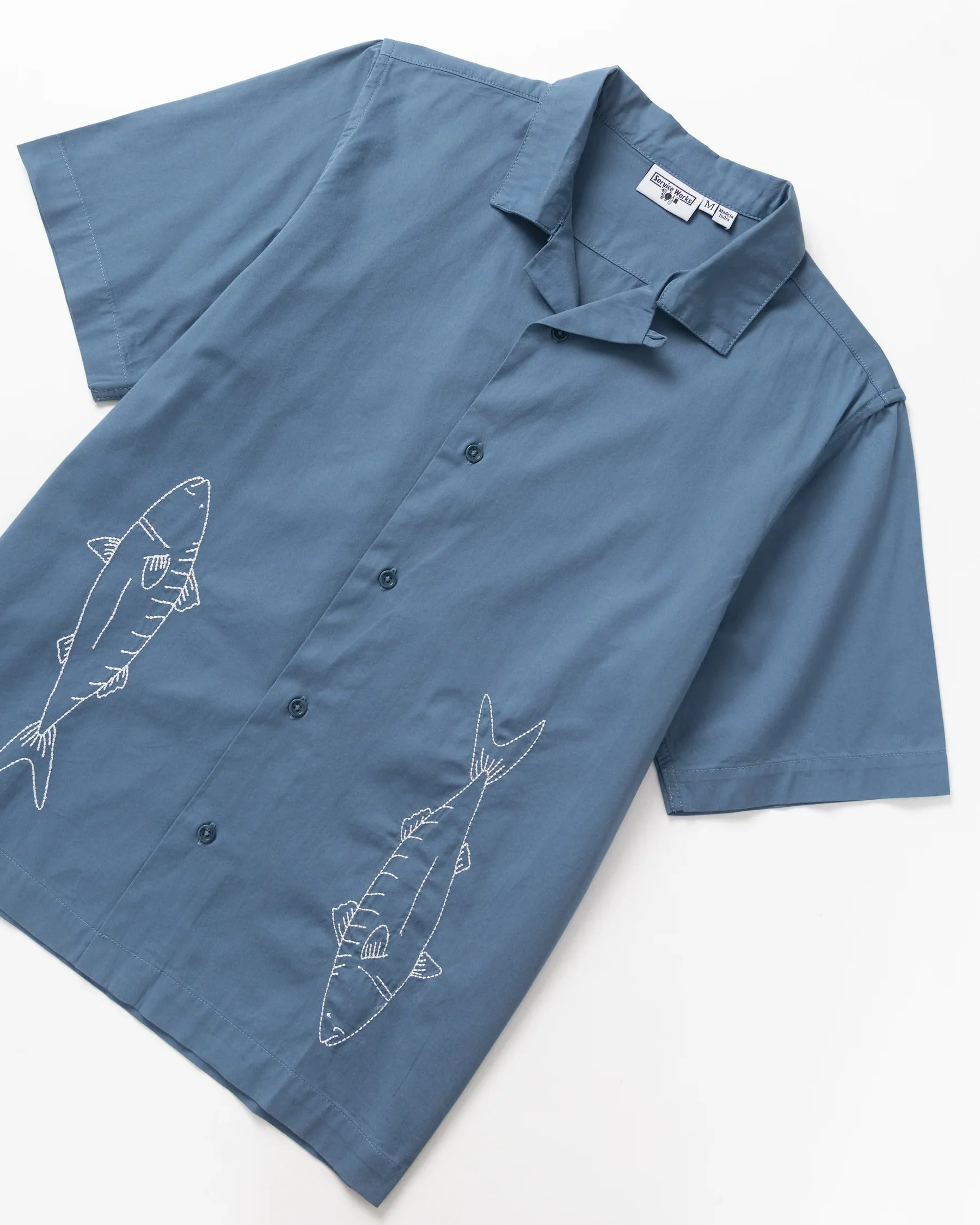 Mackerel Shirt in Slate - Image 2