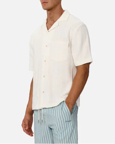 Malaga SS Shirt in Off White - Image 2