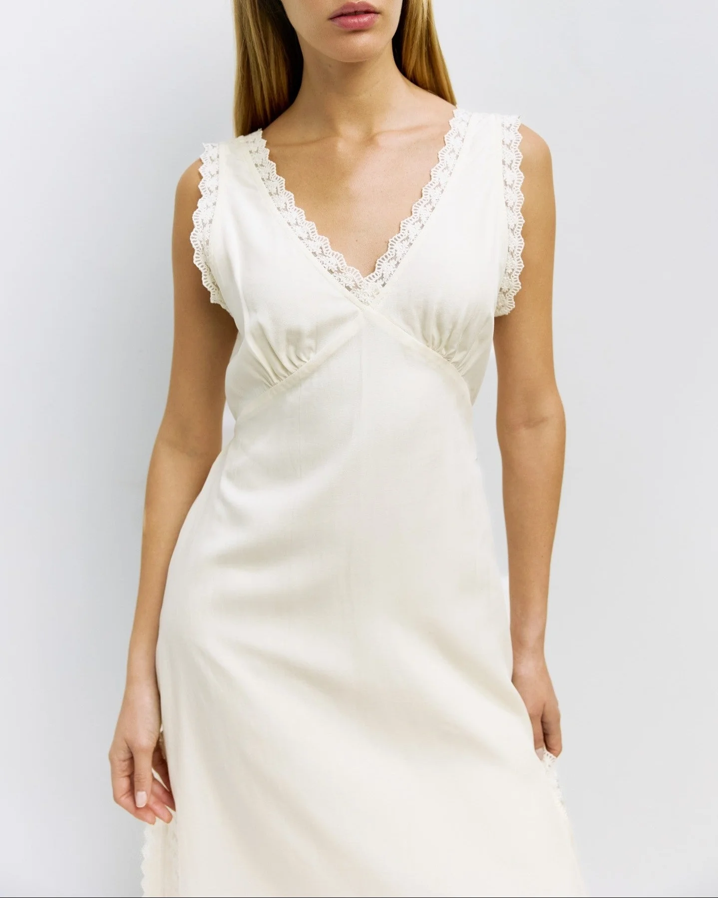 Mara Dress in Cream - Image 4