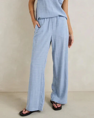 Marisol Pant in Blue Check - Image 2