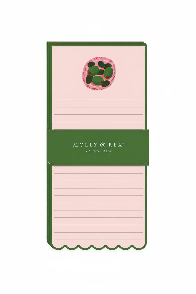 Mediterranea Olives Magnetic List Pad